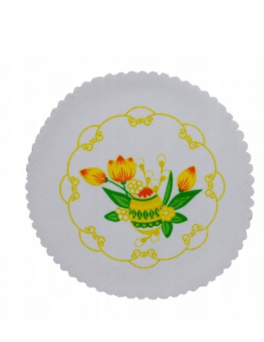 SERWETKA WIELKANOCNA WZOR TULIPANY 18cm