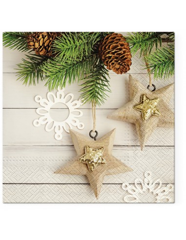 SERWETKI TETE A TETE GWIAZDY 12SZT