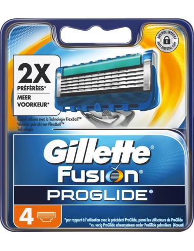 GILLETTE PROGLIDE OSTRZA WYMIENNE 4 SZT.
